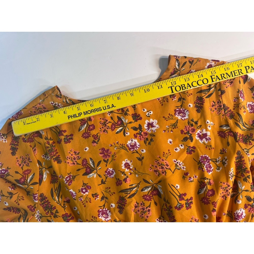 Indigo Soul Women's Dress Size S Small Yellow Floral Never Worn - Picture 14 of 14